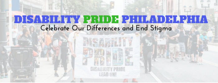This is the Philadelphia Disability Pride Banner