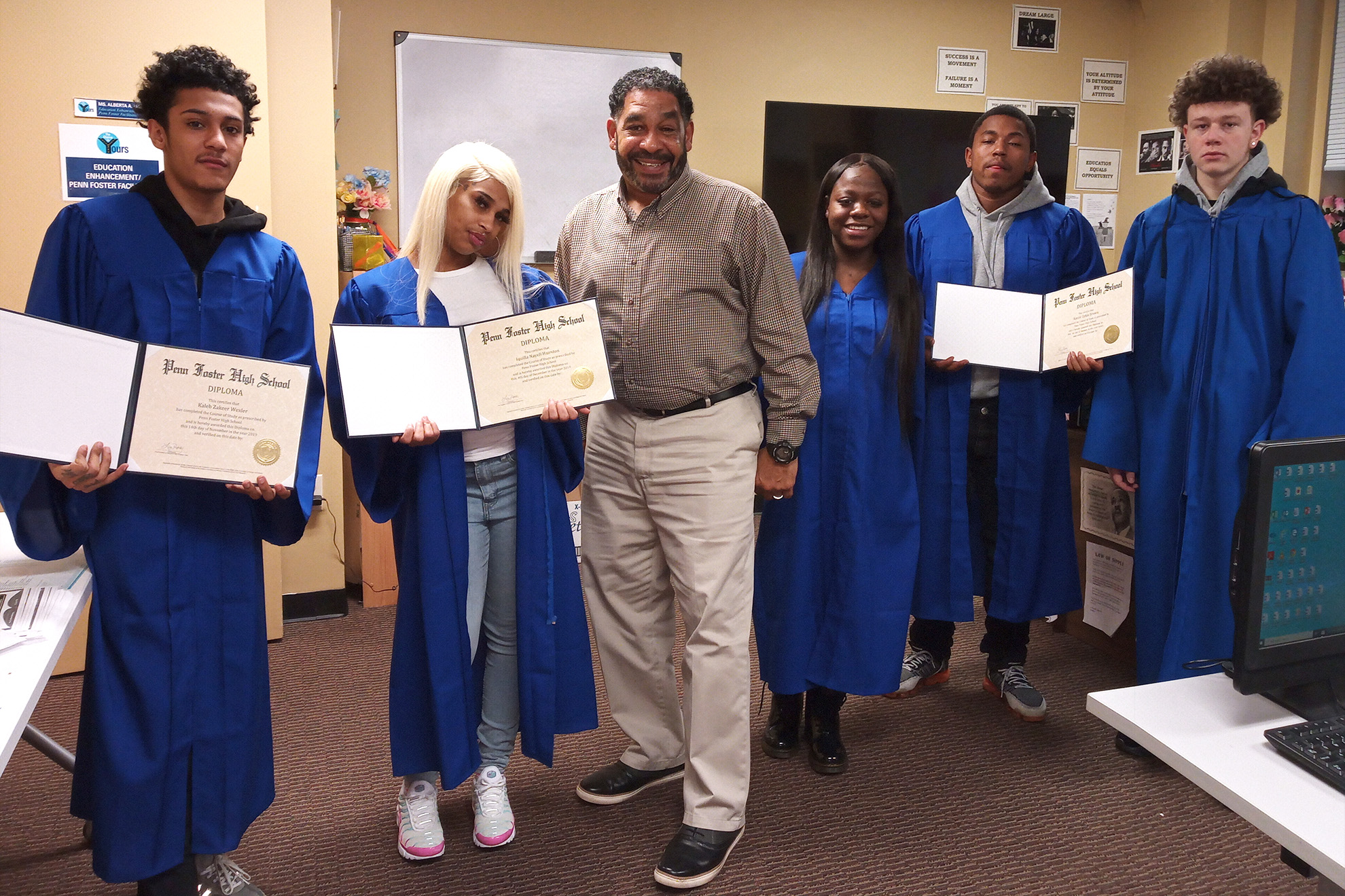 JEVS' The Choice is Yours and Opportunity Youth Academy Participants  Celebrate Penn Foster High School Graduation - JEVS Human Services